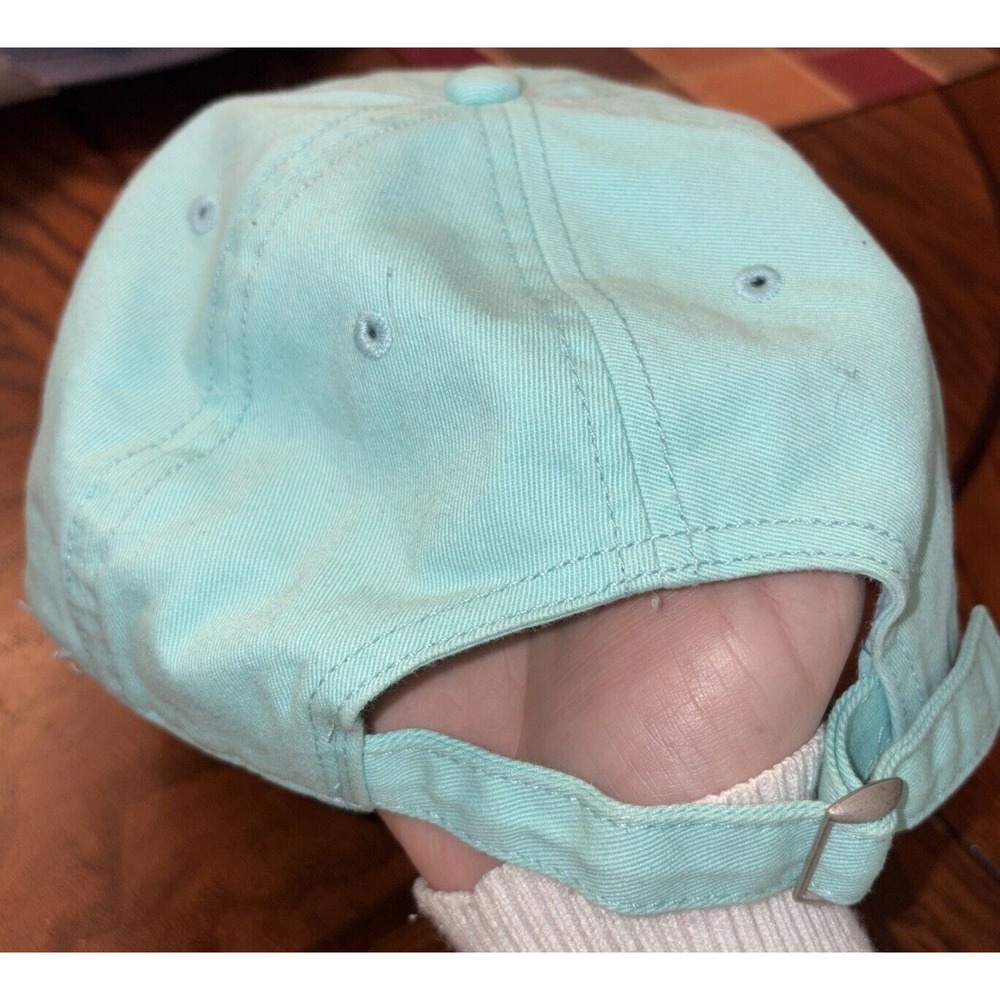 Enjoy Coca Cola Baseball Cap Light Blue Pink Palm Trees Unisex OS Hat Adjustable - Picture 3 of 7